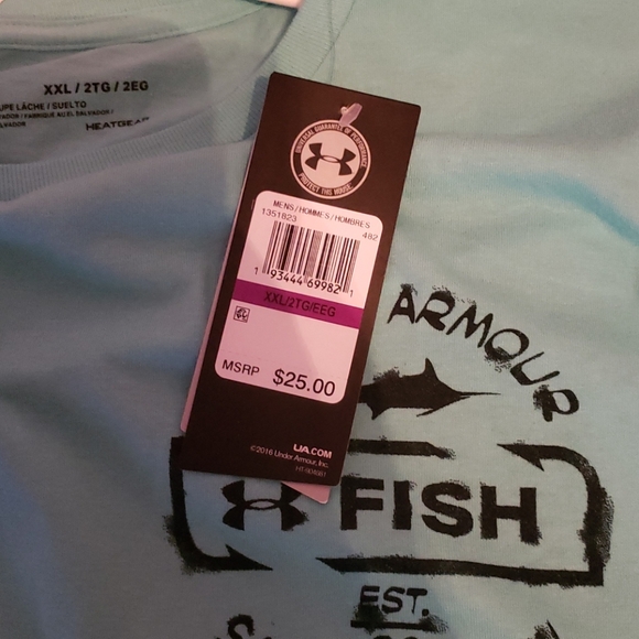 Under Armour Fish T-Shirt - Picture 6 of 6